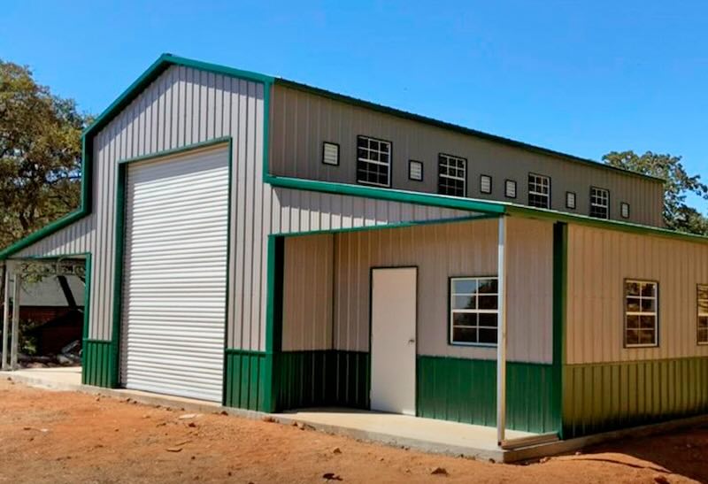 Extra large metal barn