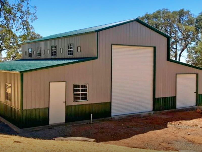 Large metal barn