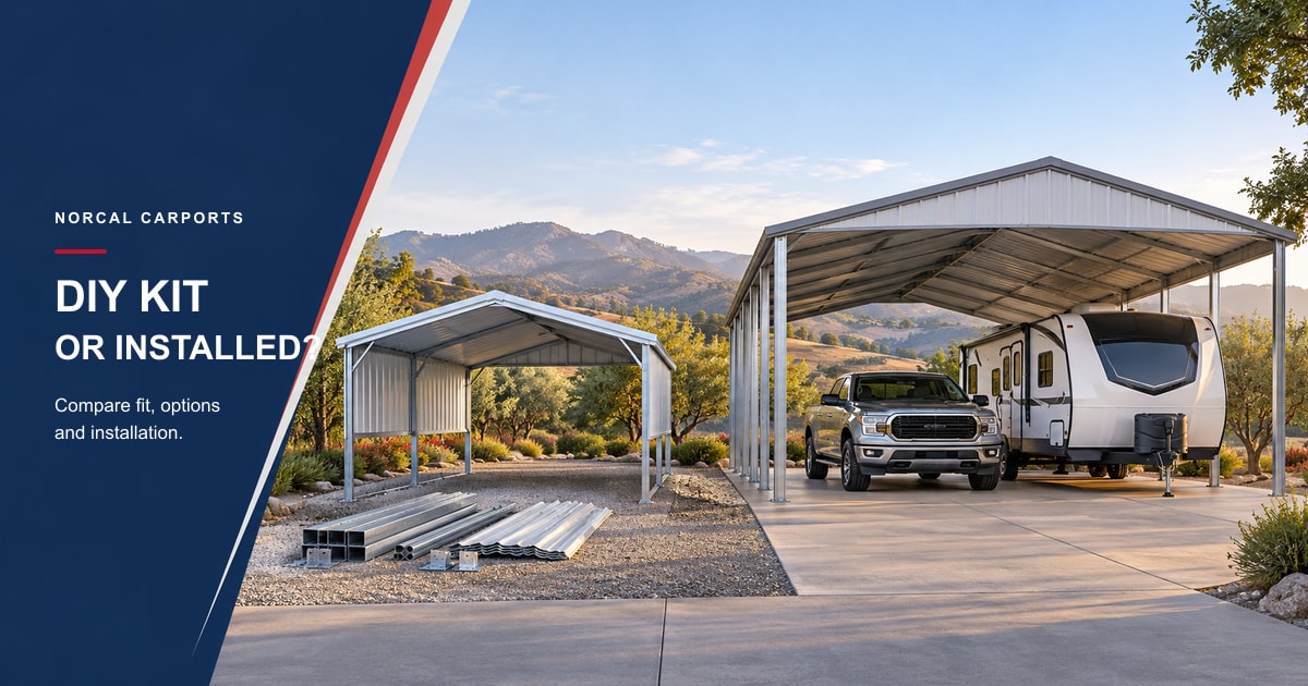DIY Metal Carport Kit vs. Custom-Installed Carport article image