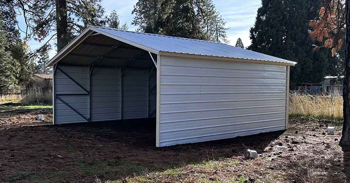 Firewood Storage with Metal Carports article preview