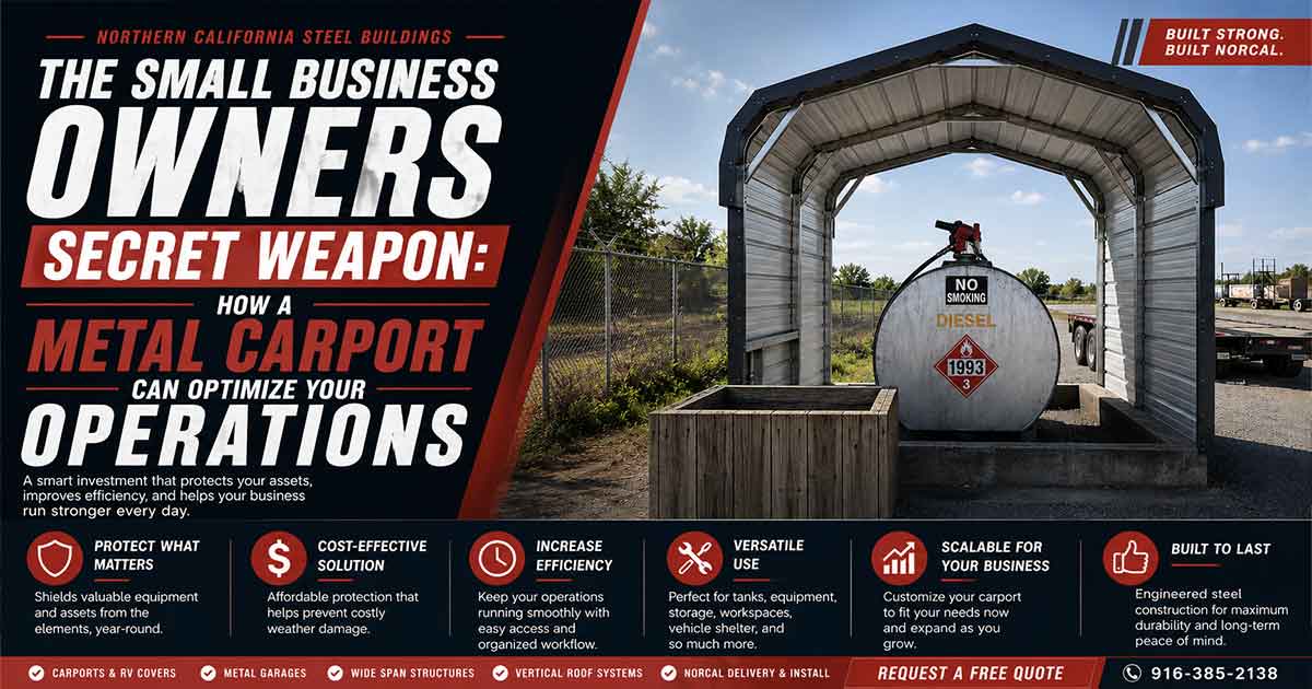 The Small Business Owner's Secret Weapon: How a Metal Carport Can Optimize Your Operations article preview
