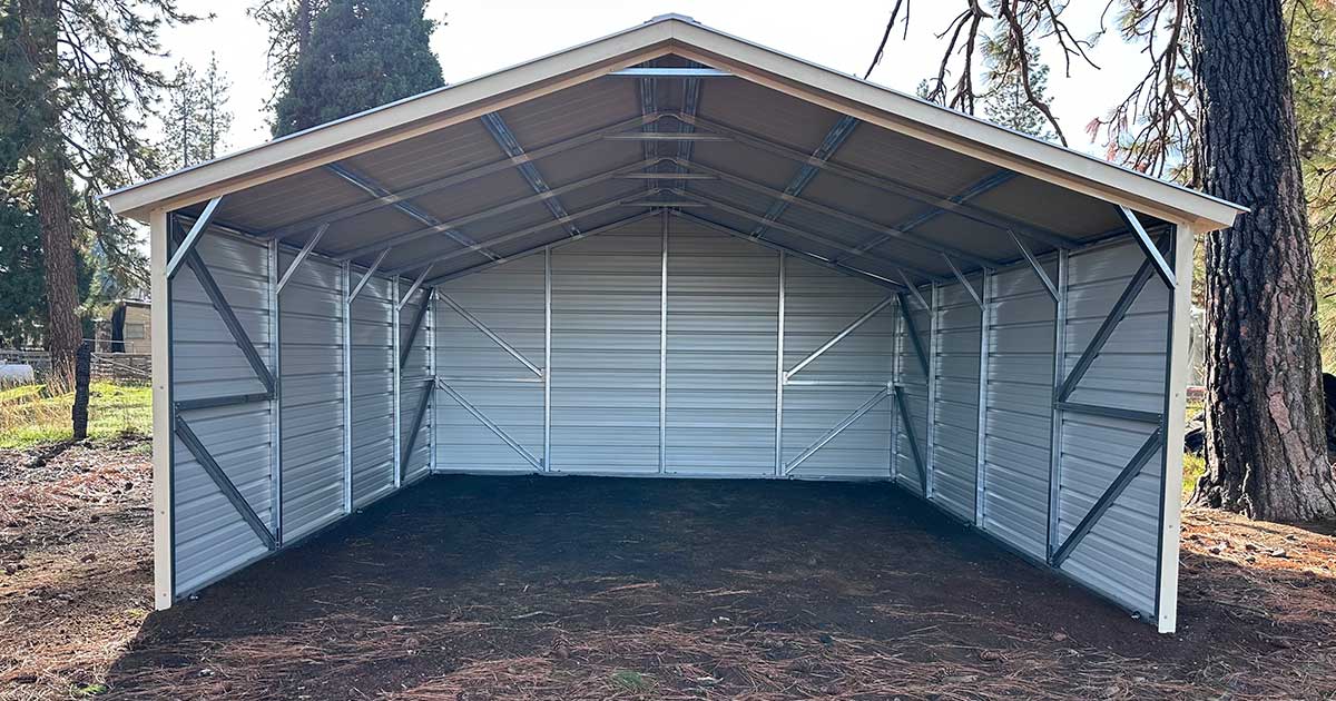 Metal Utility Carports in Northern California