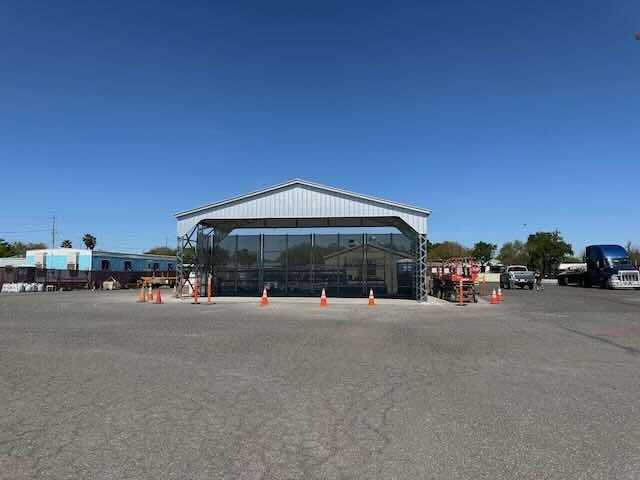 Metal Warehouse Buildings in Northern California Installation 2