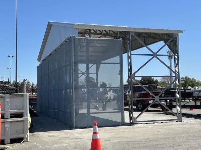 Commercial storage canopy