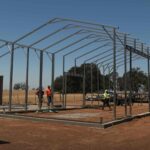 carport workers installing a carport