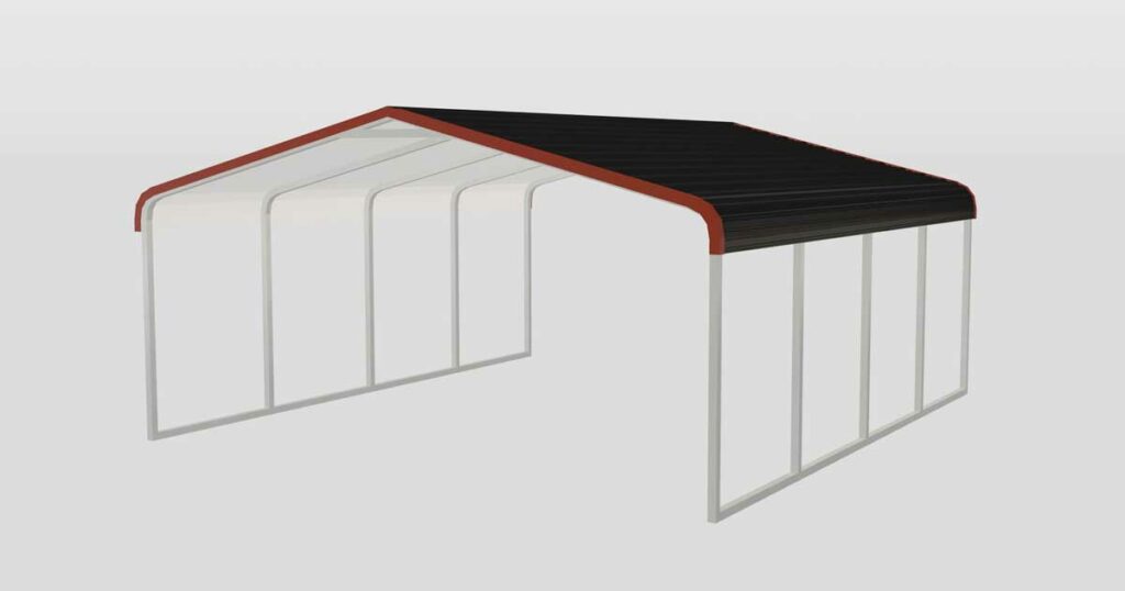 12 x 20 x 6 Standard Carport