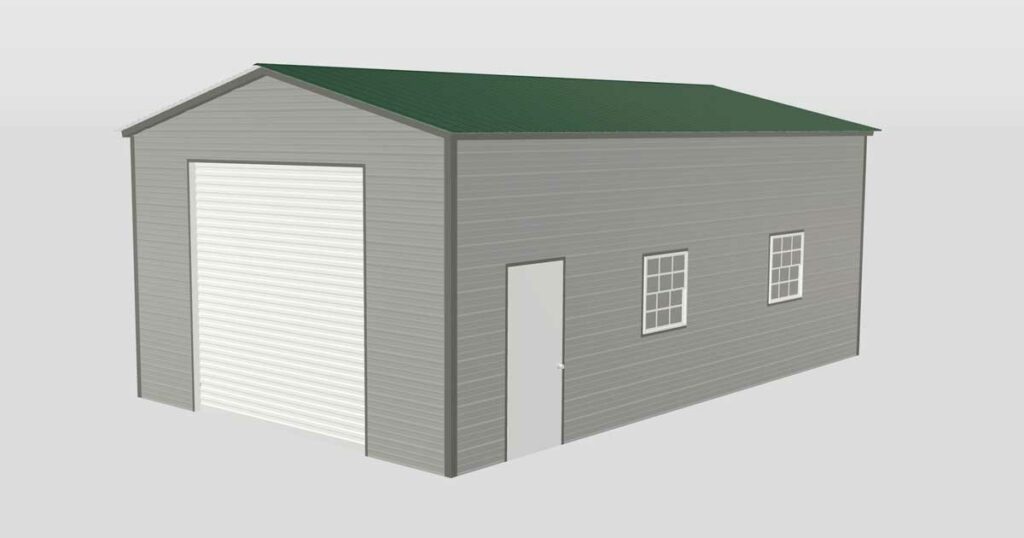 18 x 30 x 11 Metal Garage