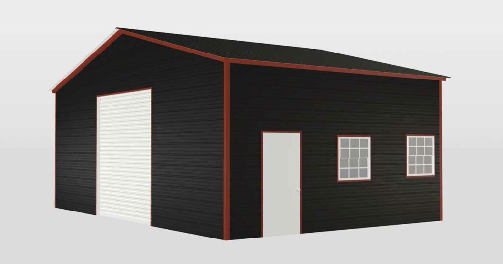 30 x 20 x 11 Metal Garage