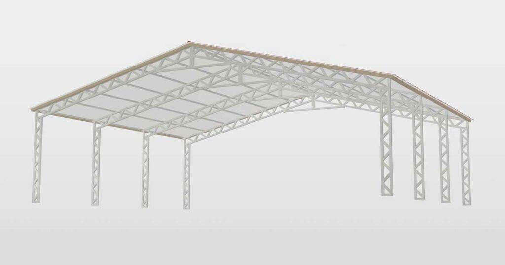 40 x 30 x 10 Wide Span Carport