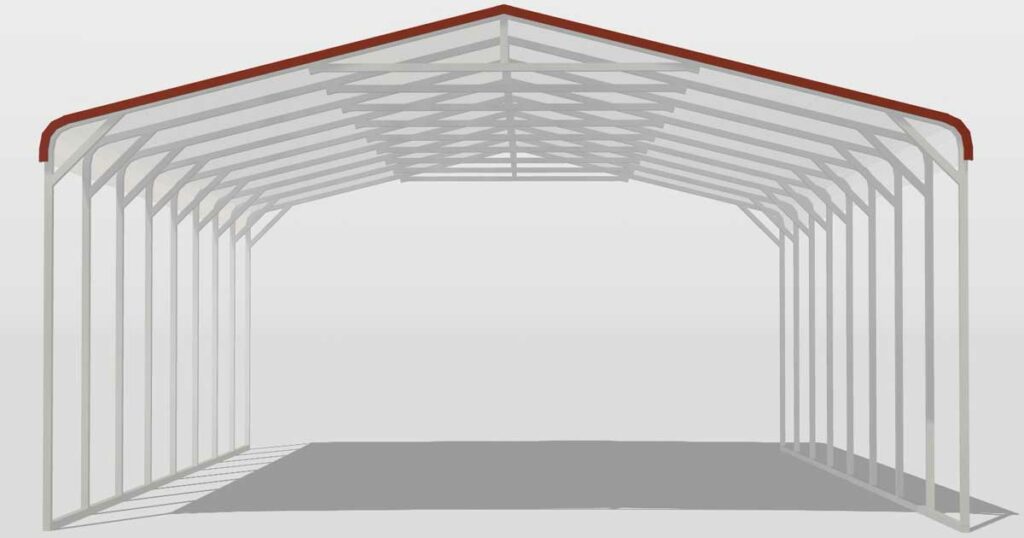 25 x 35 x 10 Carport Cover