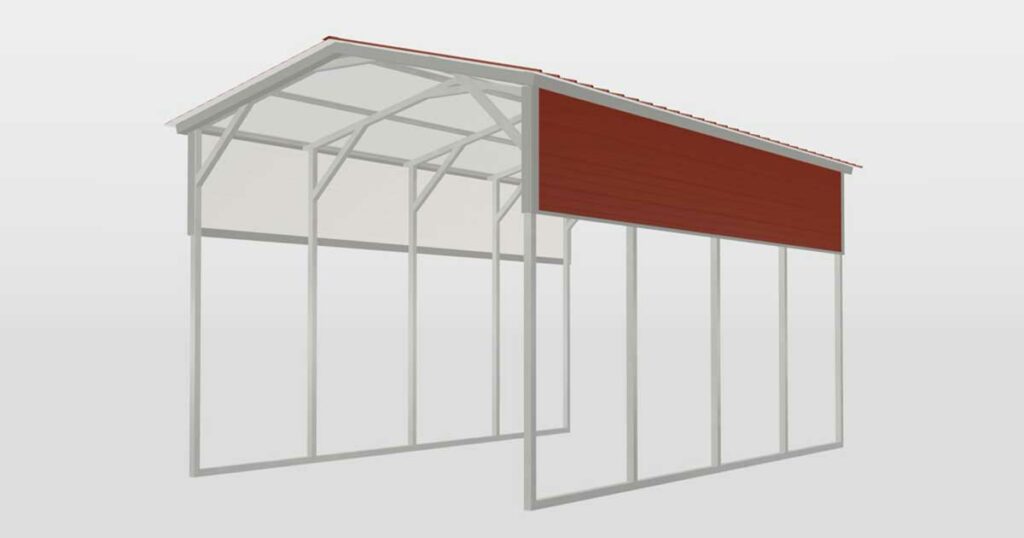 12 x 20 x 10 Metal Carport