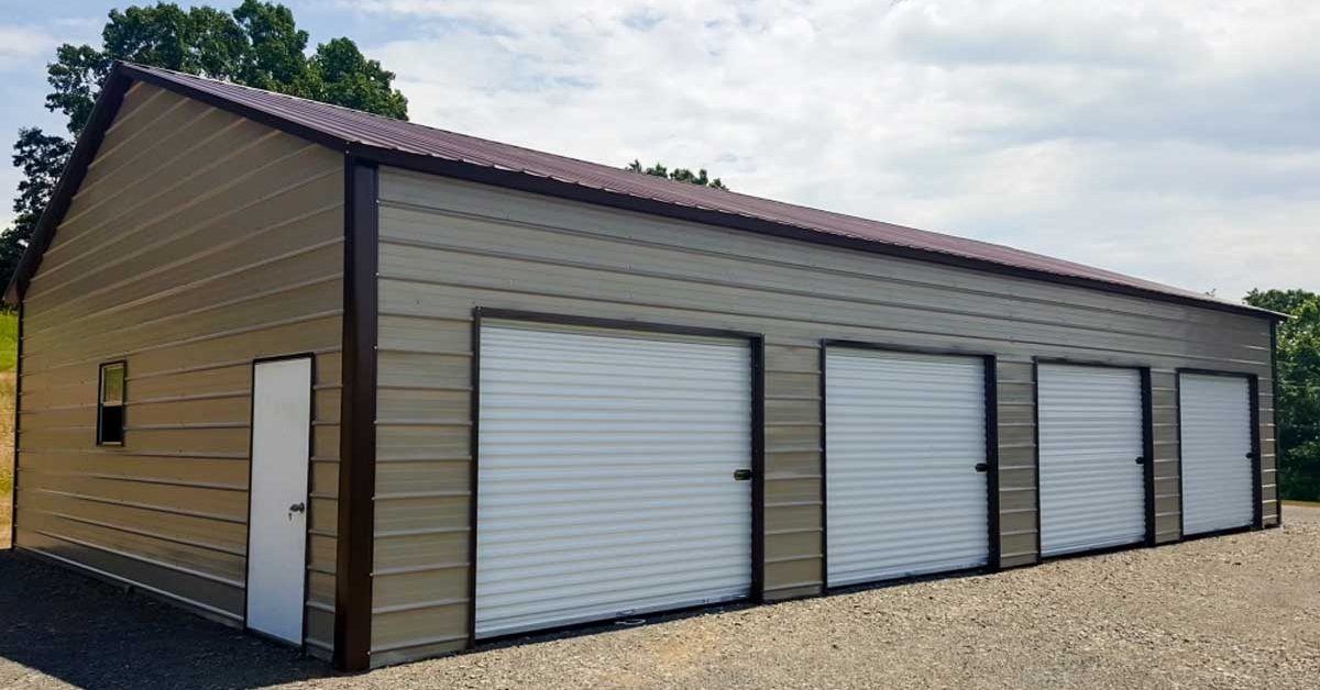 4-car-metal-garage-norcal-carports